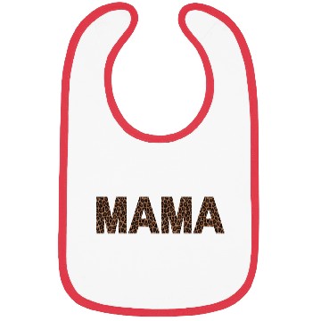 Discover Mama mother's day Leopard design Bibs