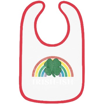 Discover Irish-Ish Shamrock St Patrick'S Day Rainbow Saint Bibs