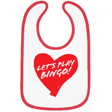 Discover Fun Heart Bingo Player Bibs