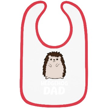 Discover Hedgehog Dad Bibs