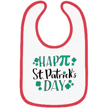 Discover Pi Math Teacher Happy St PatricDay Bibs