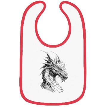 Discover Mythical Dragon. An Epic Grayscale Legend. Bibs
