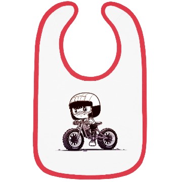 Discover Biker Cycling Funny Cyclist Tint Colorful Bibs