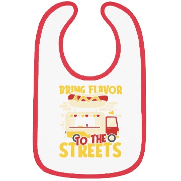 Discover Street Food Hotdog Bibs