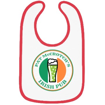 Discover Pat Mccrotch'S Irish Pub Green Beer St Patric Day Bibs