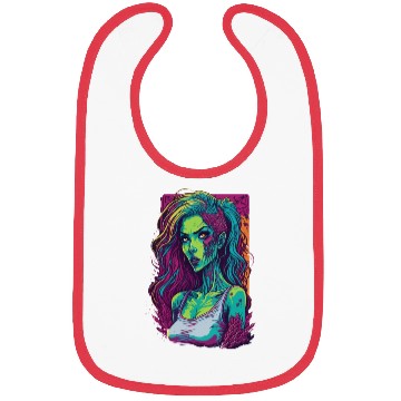 Discover Zombie Girl Bibs
