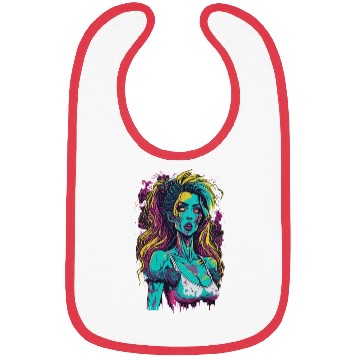 Discover Zombie Girl Bibs