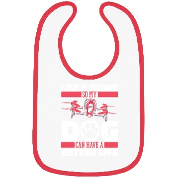 Discover Drone Pilot Dog Bibs