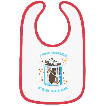Discover Chemistry Science Chemist Student Funny Mole 1 Bibs