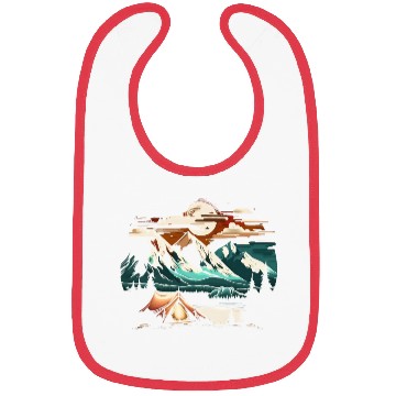 Discover Calm Wild Night Bibs