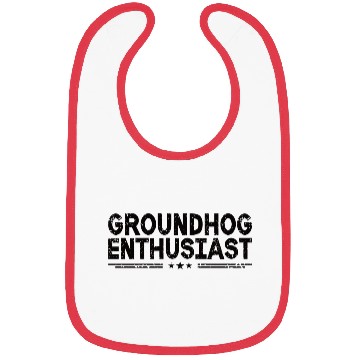 Discover Groundhog Enthusiast Funny Groundhog Lover Bibs