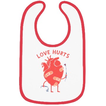Discover Love Hurts Bibs