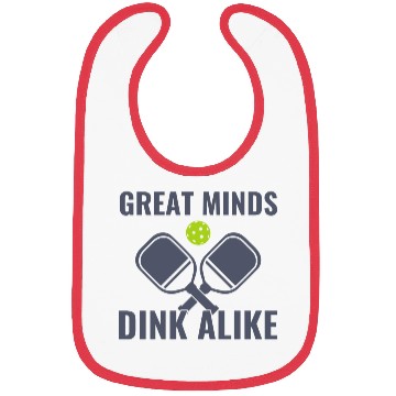 Discover Pickleball Great Minds Dink Alike Funny Pickleball Bibs