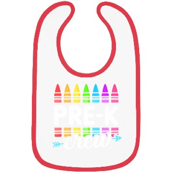 Discover Pre-K Crew Teacher Team Squad Hello Back School Gr Bibs