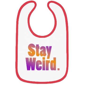 Discover Stay Weird Bibs