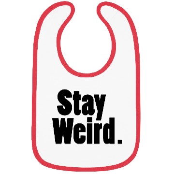 Discover Stay Weird Bibs