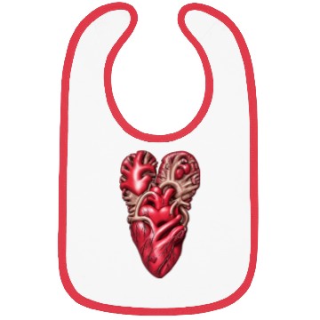 Discover real realistic human heart Bibs