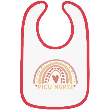 Discover Picu Nurse Boho Rainbow Nursing Student Bibs