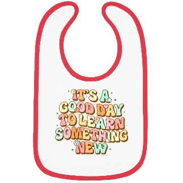 Discover It's A Good Day To Learn Something New Retro Back Bibs