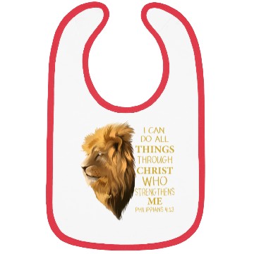 Discover Philippians 413 Religious Lion Verses Christian Bibs