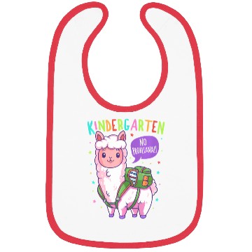 Discover Llama Kindergarten No Probllama Back To School Bibs