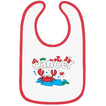 Discover CANCER ZODIAC Bibs