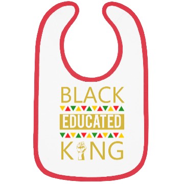 Discover Black Educated King Black African American Bibs