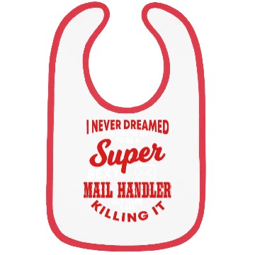 Discover Funny Mail Handler Design Post Office Worker Bibs