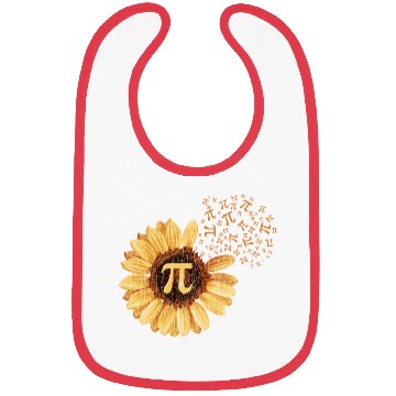 Discover Pi Pi Day Sunflower Attire Math Bibs