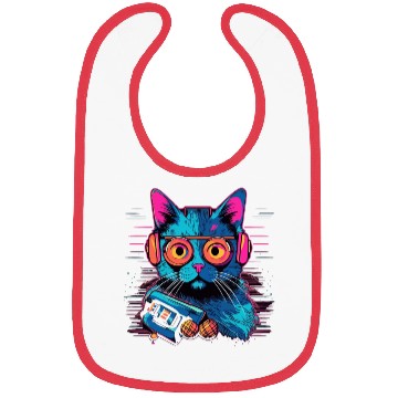 Discover Blue Cat Bibs