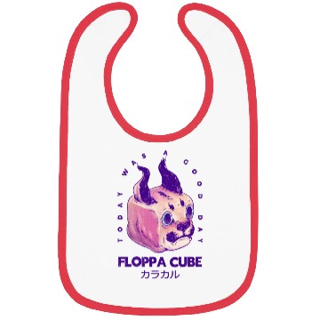 Discover Floppa Cube Today Was A Good Day Flop Flop Happy Bibs