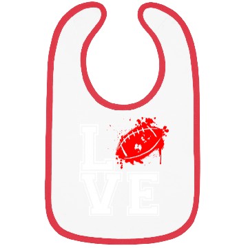Discover I Love Football Bibs
