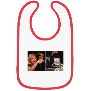 Discover Yelling At A Cat Meme Bibs