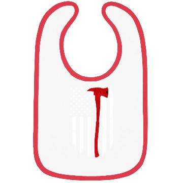 Discover Thin Red Line Flag Axe Firefighter Support Bibs