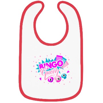 Discover Bingo Queen Pocket Balls Fun Bibs