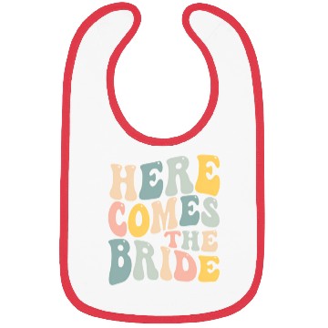 Discover Here Comes The Bride Aesthetic Trend Bibs