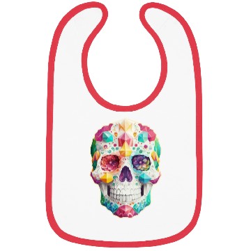 Discover Jeweled Sugar Skull Bibs
