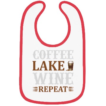 Discover Coffee Lake Wine Repeat Bibs