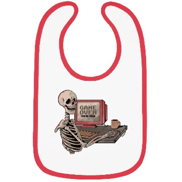Discover Funny Geek Skeleton Gift Bibs