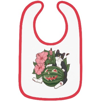 Discover Summer Halloween Cat Bibs