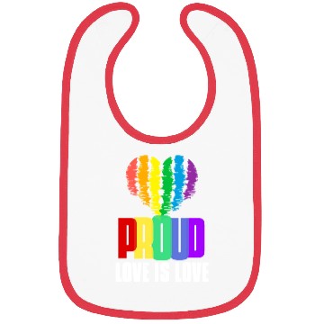 Discover Love is Love Bibs Equality Human Rights Proud