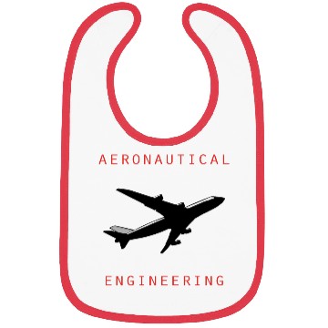 Discover aeronautical engineering text airplane picture Bibs