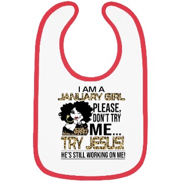 Discover Leopard I Am A January Don'T Try Me Try Jesus Bibs