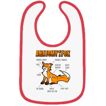 Discover Anatomy Fox Furry Fursona Bibs
