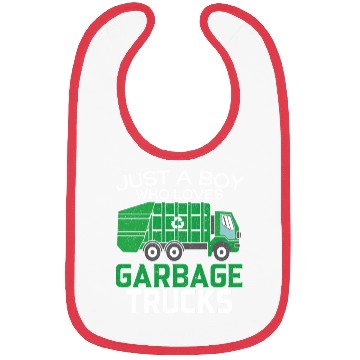Discover Just A Who Loves Garbage Truc Trash Garbage Bibs