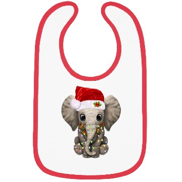Discover Elephant Light Elephant Bibs