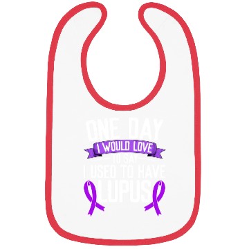 Discover Lupus Awareness Month Purple Ribbon I Used To Bibs