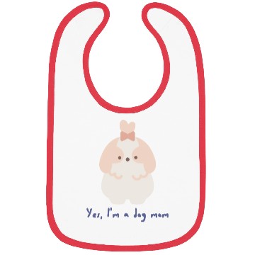 Discover I m A Dog Mom Bibs