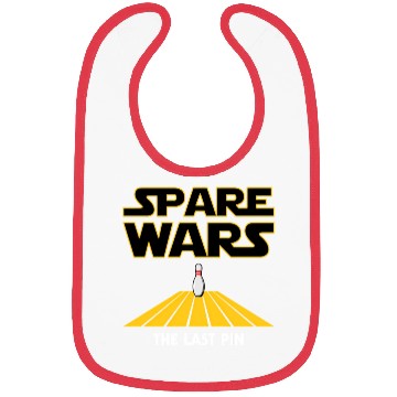 Discover Spare Wars Bowler Bowling Parody Bibs