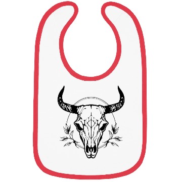 Discover Cow Skull Boho Bibs